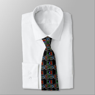 Retro Las Vegas Neon Tie