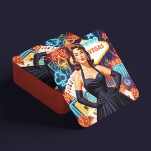 Retro Las Vegas Pin-up Coaster