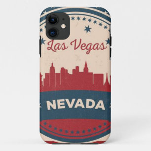 Retro Las Vegas Skyline Case-Mate iPhone Case