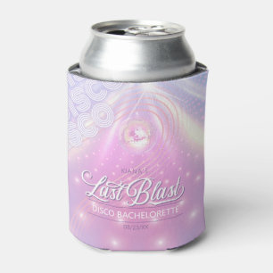 Retro Last Blast Disco Bachelorette v2 ID928 Can Cooler
