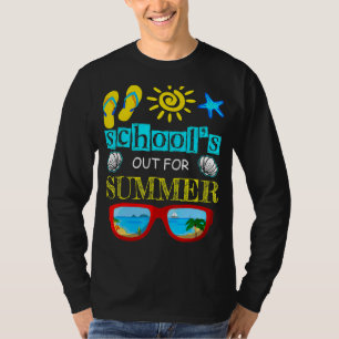 Retro Last Day Of School Schools Out For Summer Te T-Shirt