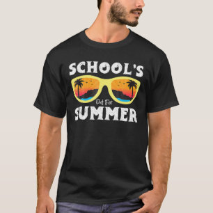 Retro Last Day Of School Schools Out For Summer Te T-Shirt