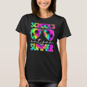 Retro Last Day School Schools Out For Summer Teach T-Shirt