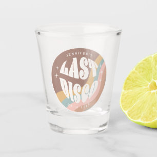 Retro Last Disco Bachelorette Weekend Party Favour Shot Glass