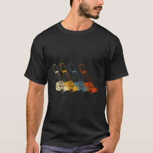 Retro Lawn Mower Fun Landscaper Lawnmower T-Shirt