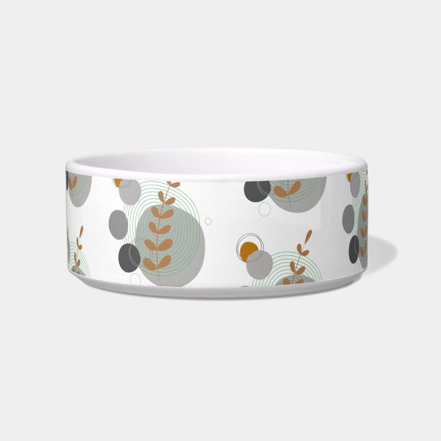 Retro Leaf Pattern Bowl (Front)