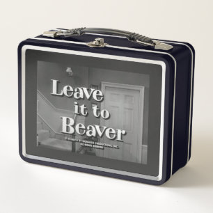 Retro Leave It to Beaver Metal Lunch Box