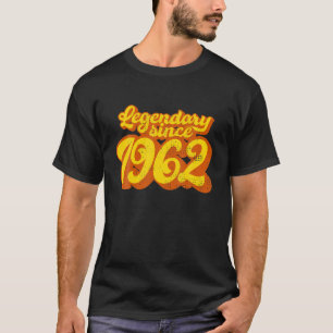 Retro Legendary Since 1962 60 Years Old 60Th Birth T-Shirt