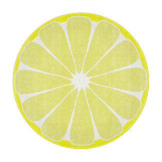 Retro Lemon Fruit Kitchen Cutting Board Gift