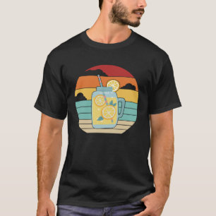 Retro Lemonade Cardboard Lemon Juice Business Lemo T-Shirt