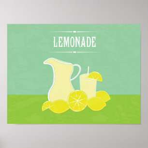 Retro Lemonade Poster