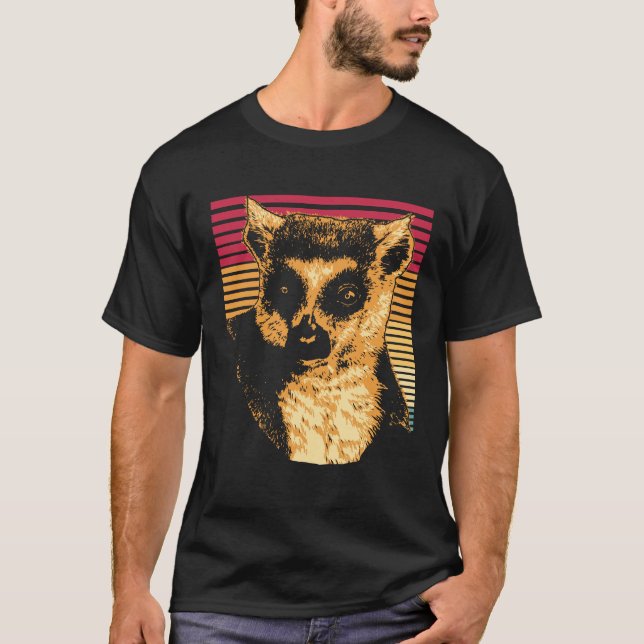 Retro Lemur T-Shirt (Front)
