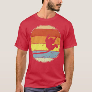 Retro Lemur Vintage Lemur Silhouette Safari Zoo An T-Shirt