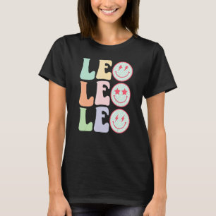 Retro Leo Astrology July & August Birthday Leo Zod T-Shirt