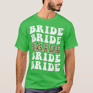 Retro Leopard Bride  T-Shirt