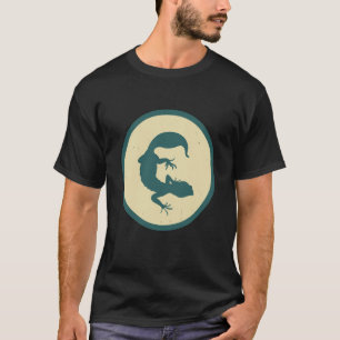 Retro Leopard Gecko Vintage Lizard Animal T-Shirt