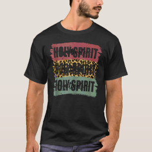 Retro Leopard Holy Spirit Activate Western Country T-Shirt