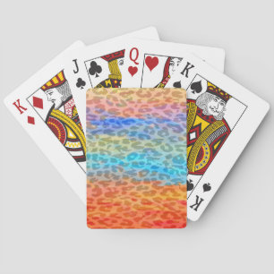 Retro Leopard Print Skin 2 Playing Cards