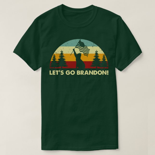 Retro Lets Go Brandon T-Shirt (Design Front)