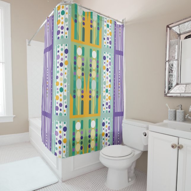 Retro: Liliana Shower Curtain (In Situ)