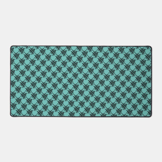 Retro Lines Desk Mat (Front)