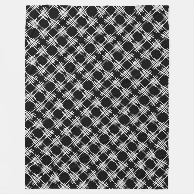 Retro Lines Fleece Blanket (Front)