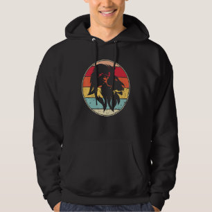 Retro Lion Vintage Lion Spirit Animal 80s 90s Hoodie