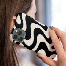 Retro Liquid Swirl Abstract Pattern Phone Case