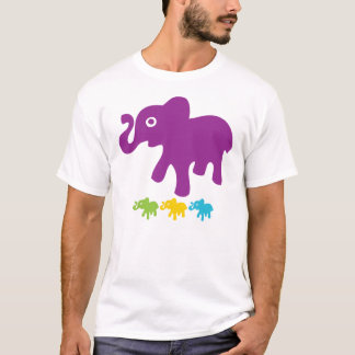 Retro Little Elephants T-Shirt