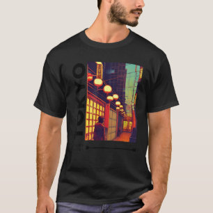 Retro Lofi Tokyo Japanese Streetwear Aesthetic Gra T-Shirt