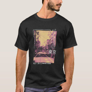 Retro Lofi Tokyo Japanese Streetwear Aesthetic T-Shirt