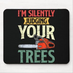 Retro Logger Lumberjack Arborist Dad Apparel Co. S Mouse Pad
