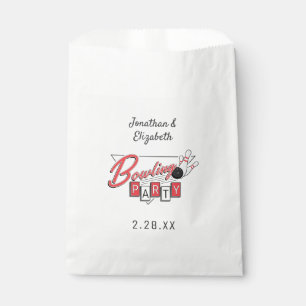 Retro Logo Bowling Party Favour Bags