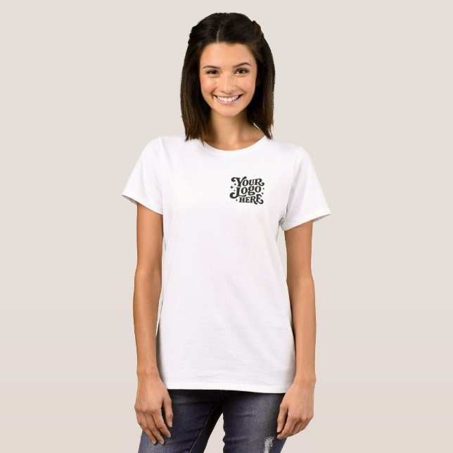 Retro Logo Template T-Shirt (Front Full)