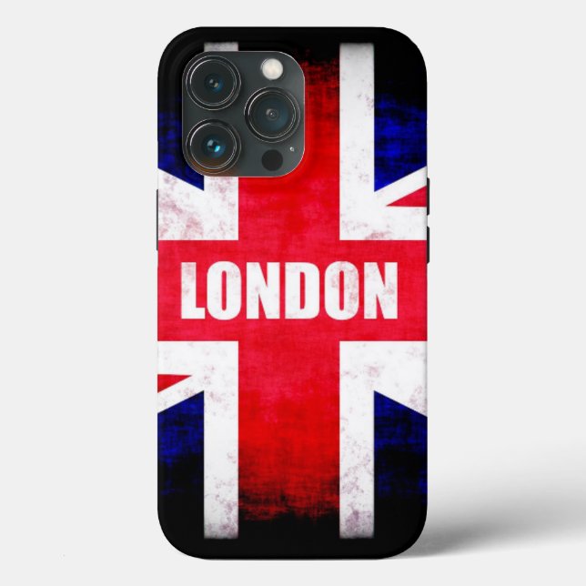 Retro London Flag  Case-Mate iPhone Case (Back)