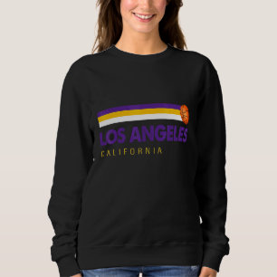 Retro Los Angeles Basketball B Ball Los Angeles Sp Sweatshirt