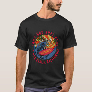 Retro Lost Boy Surf Club Skeleton Santa Carla Ca G T-Shirt