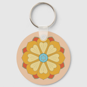 retro lotus series key ring
