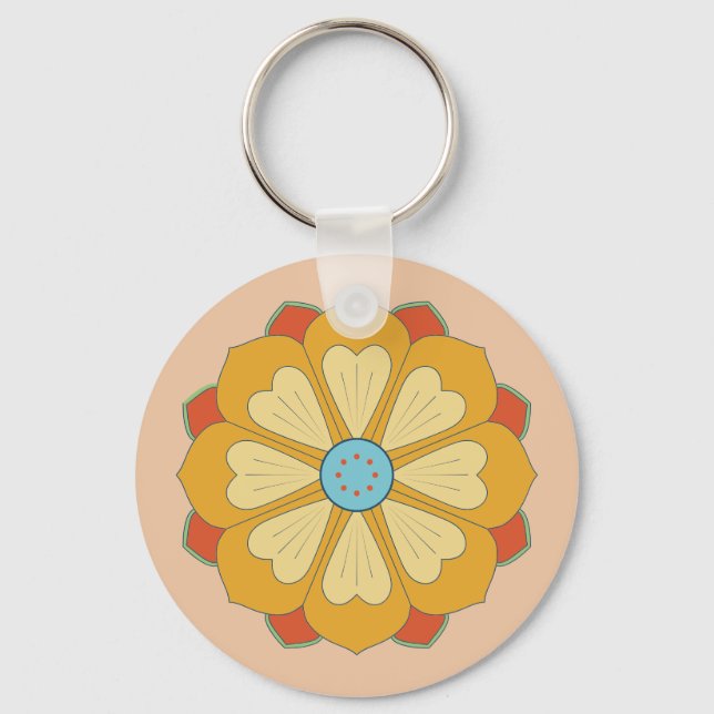 retro lotus series key ring (Front)