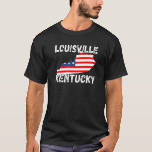 Retro Louisville KY Kentucky City Apparel Souvenir T-Shirt
