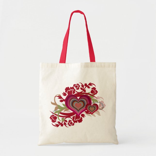 Retro Love Gifts Tote Bag (Front)
