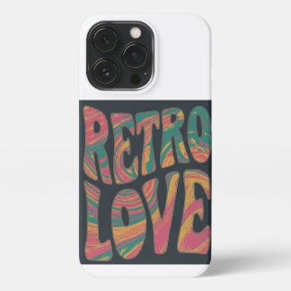 Retro love  iPhone 13 pro case