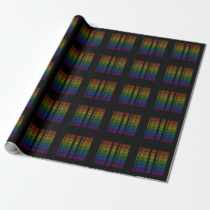 Retro Love is Love Wrapping Paper
