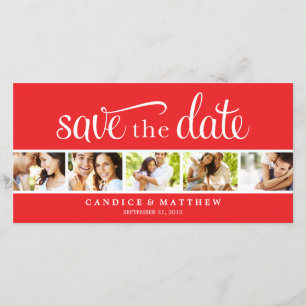 RETRO LOVE SAVE THE DATE ANNOUNCEMENT