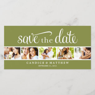 RETRO LOVE SAVE THE DATE ANNOUNCEMENT