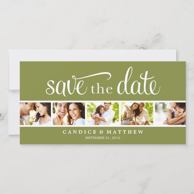 RETRO LOVE | SAVE THE DATE ANNOUNCEMENT (Front)