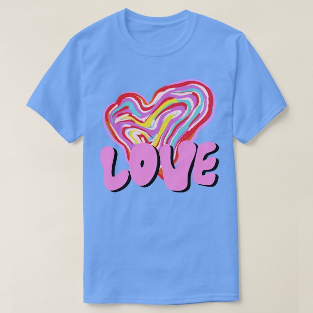retro love T-Shirt (Design Front)