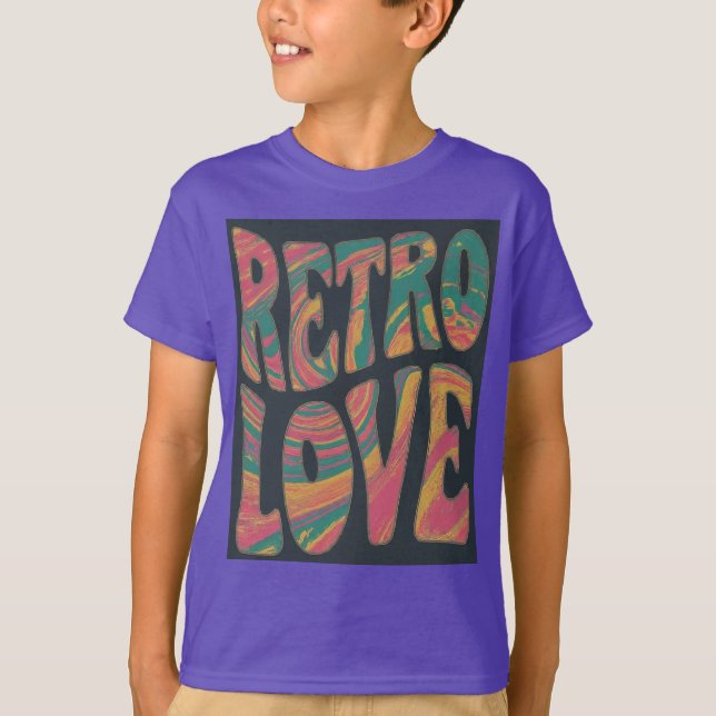 Retro love  T-Shirt (Front)