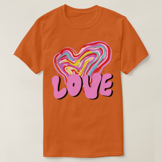retro love T-Shirt (Design Front)