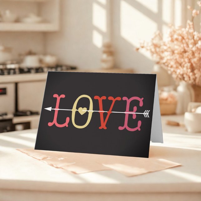 Retro Love Valentine's Day Card (Creator Uploaded)